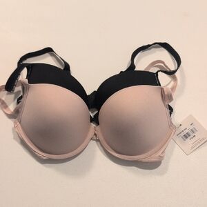 Calvin Klein Black and Pink Bra